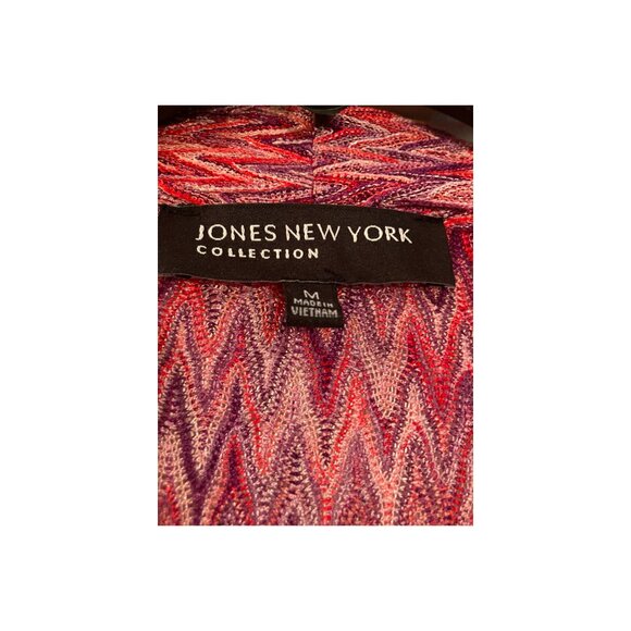 Jones New York Pink and Purple Cardigan Set - Picture 4 of 5